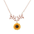 Sunflower Necklace