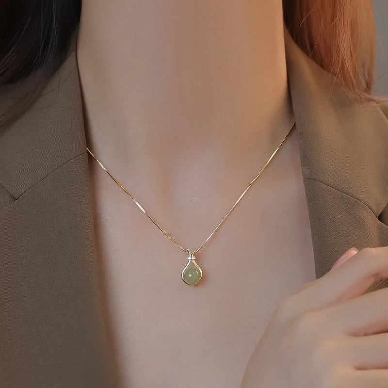 Natural Green Necklace