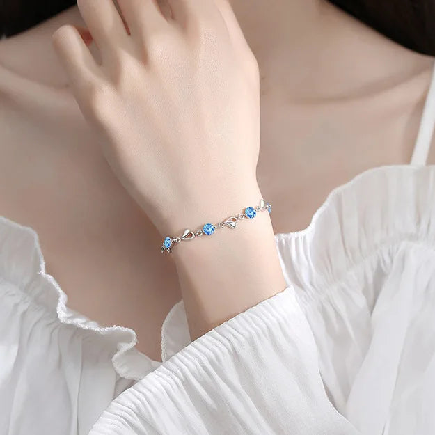 Blue Crystal Bracelet