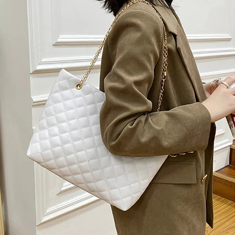 Lattice Leather Bag