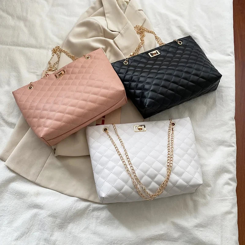 Lattice Leather Bag