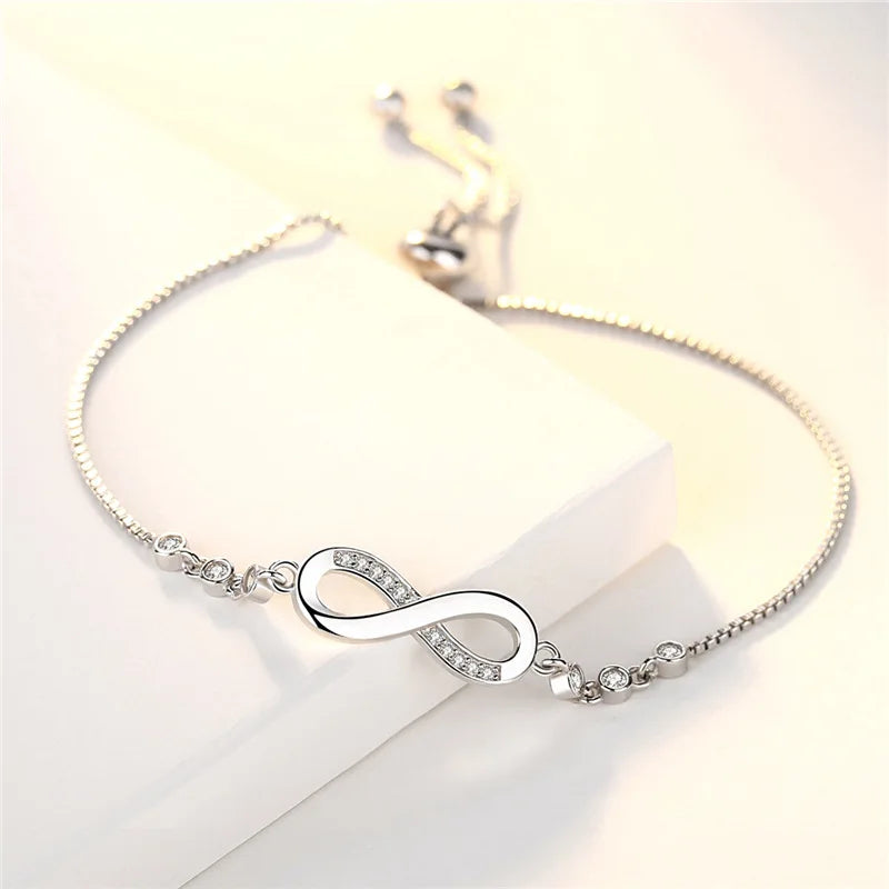 Pulseira Crystal Infinity