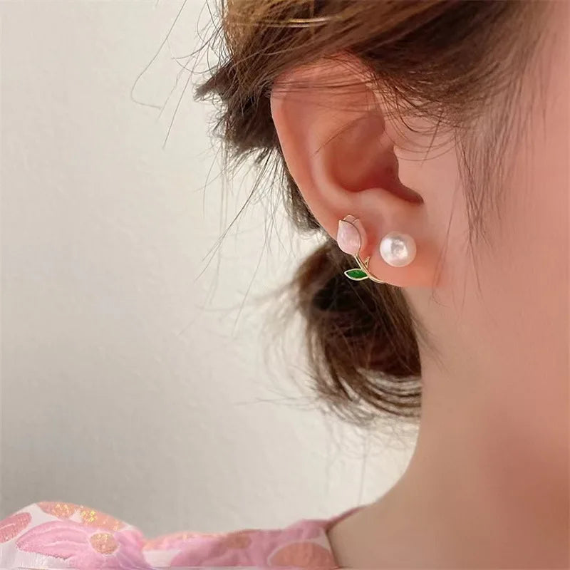 Tulip Flower Earrings