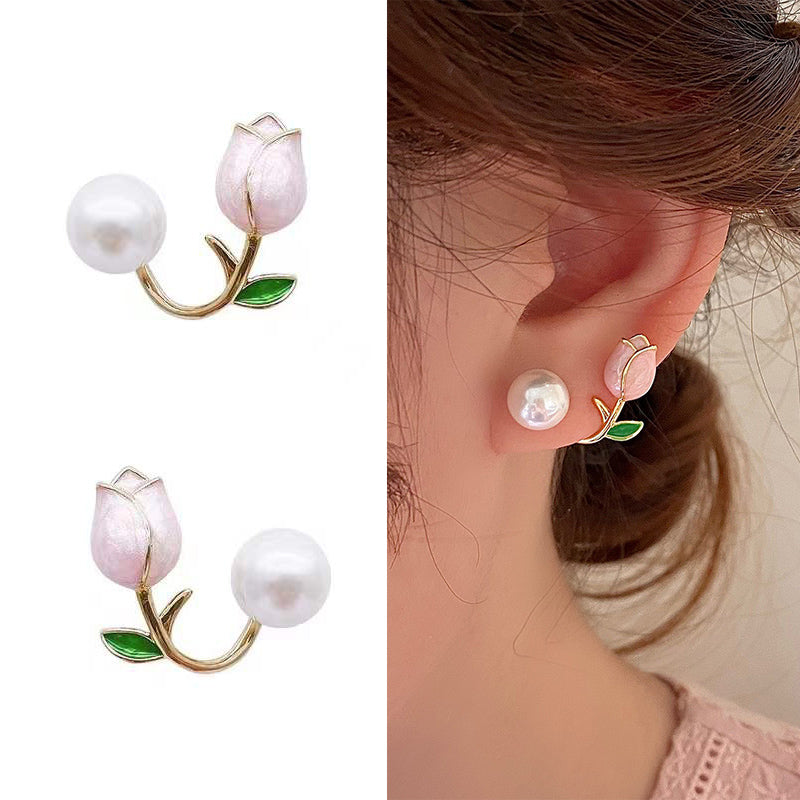 Tulip Flower Earrings